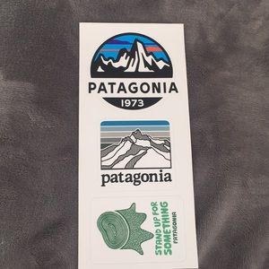 3 Patagonia stickers